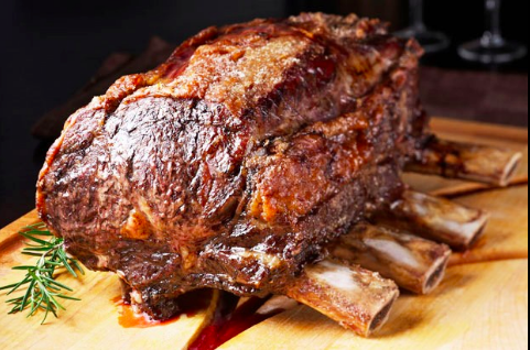 Aged prime rib roast by Smokin Bones BBQ Catering in Toronto