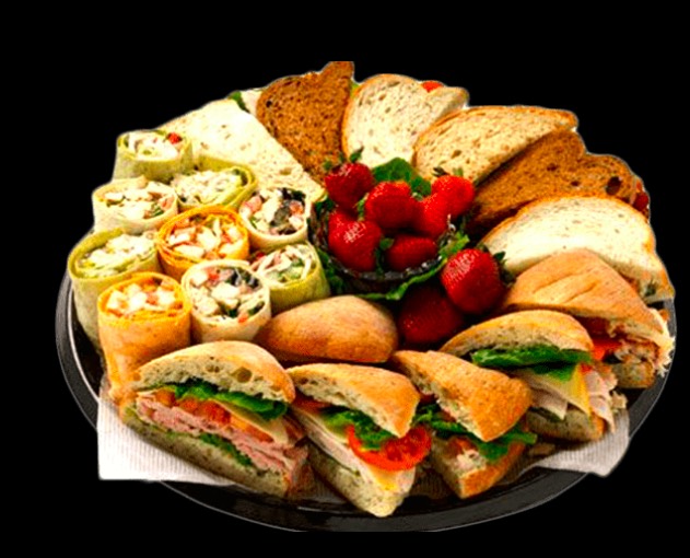 Hot gourmet sandwich & deli wrap platters by Smokin Bones Catering